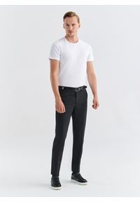 Pako Lorente - PAKO LORENTE – Spodnie garniturowe w kolorze czarnym. Kolor: czarny. Materiał: poliester, wełna, elastan #9