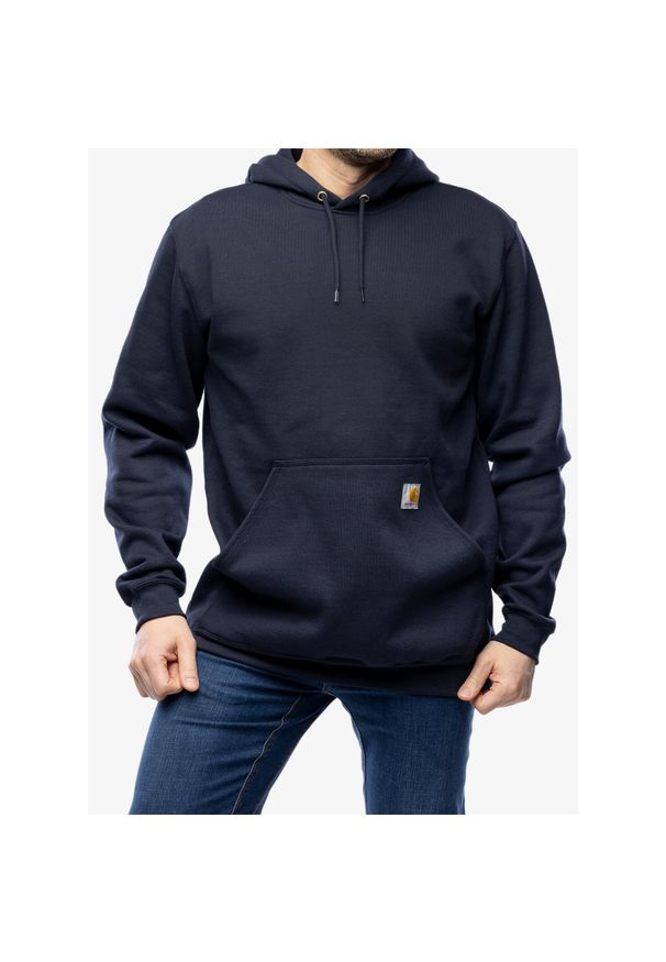 Bluza z kapturem męska Carhartt Hooded Sweatshirt. Typ kołnierza: kaptur. Kolor: niebieski