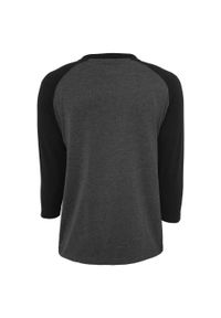 Urban Classics - T-shirt Męski Kontrastowy Raglanowy Rękaw 3/4. Kolor: wielokolorowy, szary, czarny, brązowy. Długość rękawa: raglanowy rękaw