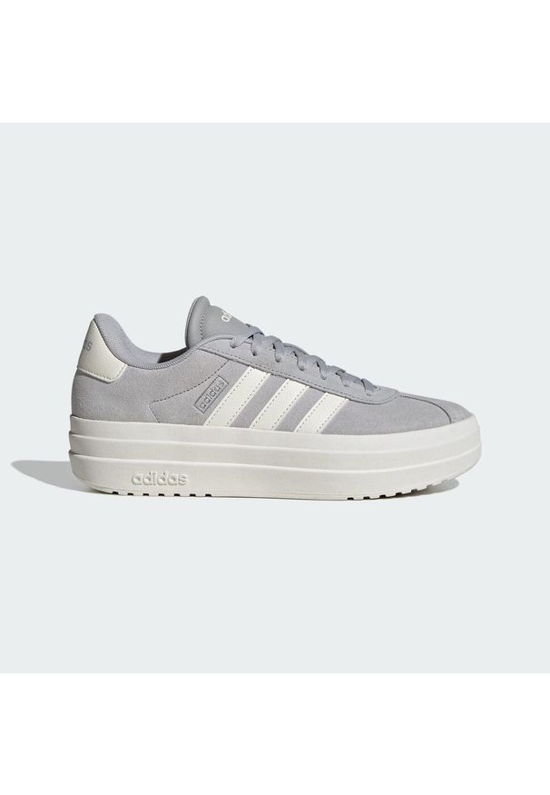 Adidas - Buty VL Court Bold. Kolor: biały, szary, wielokolorowy. Obcas: na platformie