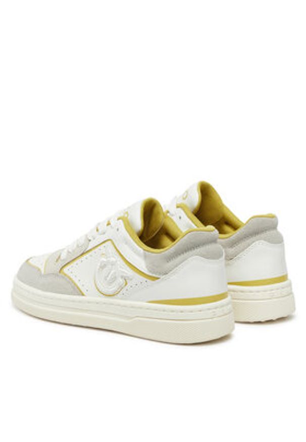 Pinko - PINKO Sneakersy Mandey 08 SS0075 P021 Biały. Kolor: biały. Materiał: skóra