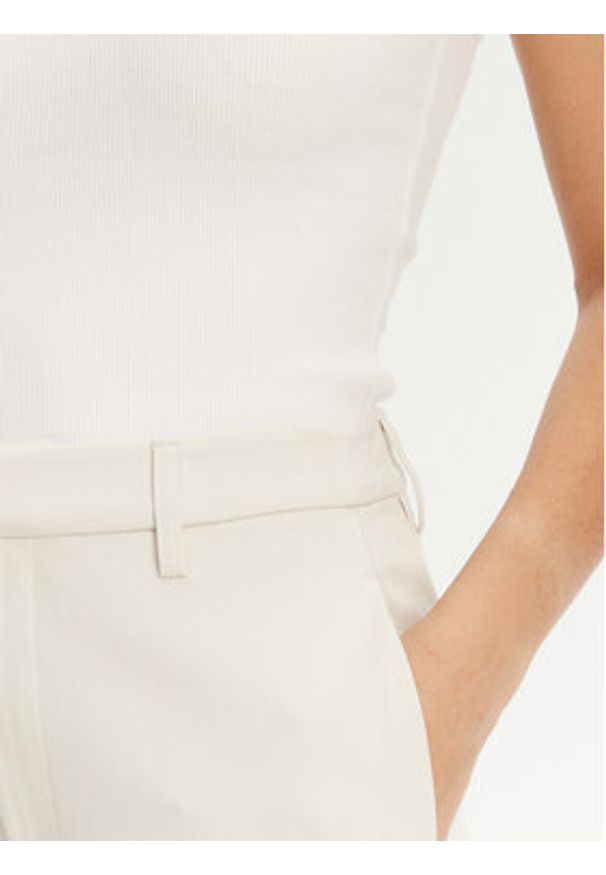 Calvin Klein Jeans Spodnie palazzo J20J225334 Beżowy Wide Leg. Kolor: beżowy. Materiał: syntetyk