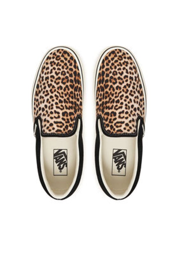 Vans Tenisówki Classic Slip-On VN000ED2YY61 Brązowy. Zapięcie: bez zapięcia. Kolor: brązowy. Materiał: materiał