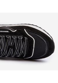 Big-Star - Sneakersy Męskie Big Star NN174321 Memory Foam System Czarne. Kolor: czarny. Materiał: materiał. Obcas: na platformie #4