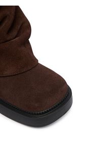 Bronx Botki Harl-Eyy 47648-OC Brązowy. Kolor: brązowy. Materiał: skóra, zamsz #6
