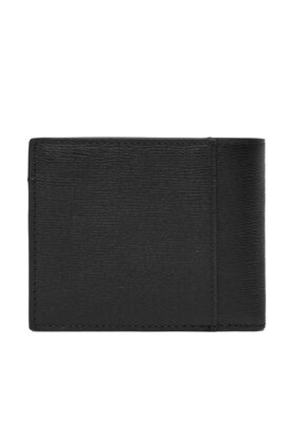 Calvin Klein Duży Portfel Męski Saffiano Billfold W Card + Coin LV04D1074G Czarny. Kolor: czarny. Materiał: skóra