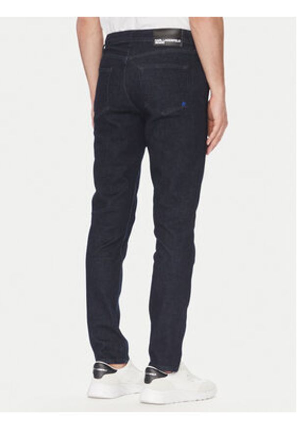 Karl Lagerfeld Jeans Jeansy A2M10123 Granatowy Slim Fit. Kolor: niebieski