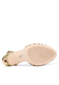 Lauren Ralph Lauren - LAUREN RALPH LAUREN Sandały 802P15739001 Złoty. Kolor: złoty. Materiał: skóra #3