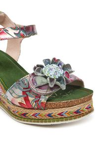 Laura Vita Espadryle Hacdeo 09 Srebrny. Kolor: srebrny. Materiał: skóra