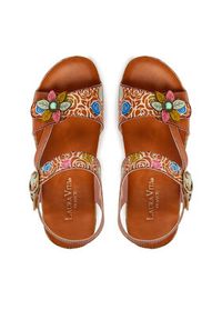 Laura Vita Sandały Dorry 21 Brązowy. Kolor: brązowy. Materiał: skóra #6
