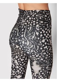 Reebok Legginsy Studio Lux HR 2.0 Modern Safari H56392 Czarny Slim Fit. Kolor: czarny. Materiał: syntetyk