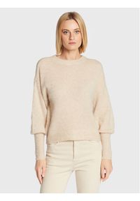 Moss Copenhagen Sweter Cheanna 17206 Beżowy Regular Fit. Kolor: beżowy. Materiał: syntetyk #1