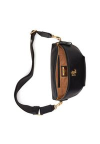 Lauren Ralph Lauren Saszetka nerka 431934832003 Czarny. Kolor: czarny. Materiał: skóra