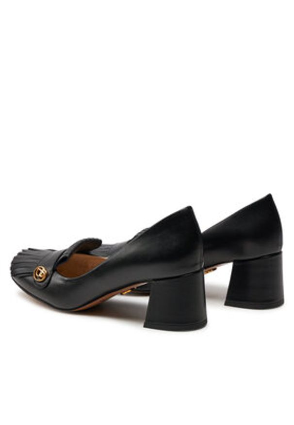 Baldowski Półbuty D01808-3960-020 Czarny. Kolor: czarny. Materiał: skóra