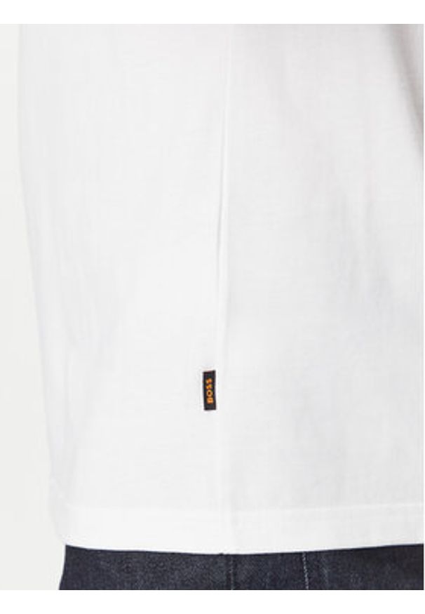 BOSS - Boss T-Shirt Teenter 50503551 Biały Regular Fit. Kolor: biały. Materiał: bawełna