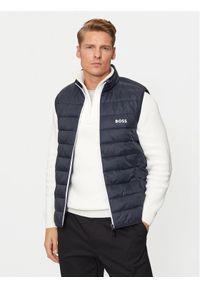 BOSS Bezrękawnik V_Thor 50472473 Granatowy Regular Fit. Kolor: niebieski. Materiał: syntetyk. Długość rękawa: bez rękawów