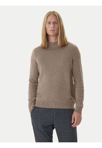 JOOP! Sweter 17 JK-16Luanor 30047357 Beżowy Modern Fit. Kolor: beżowy. Materiał: wiskoza