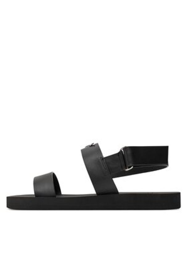 Giuseppe Zanotti Sandały EU30023 Czarny. Kolor: czarny. Materiał: skóra