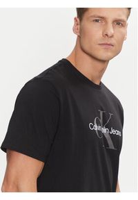 Calvin Klein Jeans T-Shirt Ss Hero Monogram Tee 30s Eu Opt 00040EM286 Czarny Regular Fit. Kolor: czarny. Materiał: bawełna #4