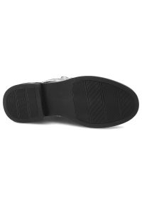 Niebieskie Botki S.Barski Modne Obuwie Damskie. Zapięcie: sznurówki. Kolor: niebieski. Materiał: skóra, materiał, lakier. Styl: klasyczny, elegancki #4