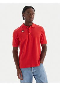 Kappa Polo Logo Sharas Mss 302B3D0 Czerwony Regular Fit. Typ kołnierza: polo. Kolor: czerwony. Materiał: bawełna