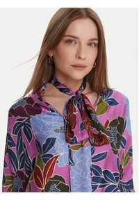 LOLA CASADEMUNT Koszula MF2515003 Fioletowy Loose Fit. Kolor: fioletowy. Materiał: wiskoza #3