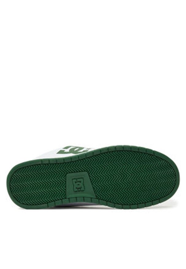 DC Sneakersy GAVELER SN ADYS100574-WF0 Biały. Kolor: biały. Materiał: skóra