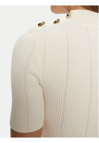 Marciano Guess Sweter 5RGR24 5810Z Beżowy Regular Fit. Kolor: beżowy. Materiał: wiskoza #5