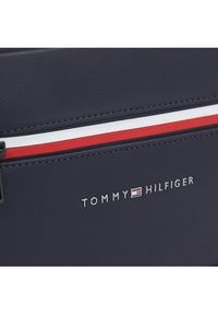 TOMMY HILFIGER - Tommy Hilfiger Saszetka Th Ess Corp Ew Reporter AM0AM12209 Granatowy. Kolor: niebieski. Materiał: skóra