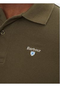 Barbour Polo Original Sports MML0358OL71 Zielony Tailored Fit. Typ kołnierza: polo. Kolor: zielony. Materiał: bawełna #5