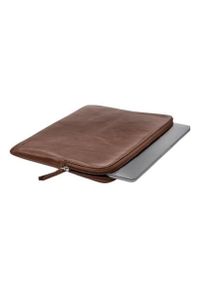 Etui Trunk MacBook 14'' brązowy. Kolor: brązowy. Materiał: mikrofibra, skóra. Styl: elegancki, biznesowy #2