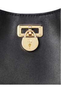 Lauren Ralph Lauren - LAUREN RALPH LAUREN Torebka 431966750001 Czarny. Kolor: czarny. Materiał: skórzane #6