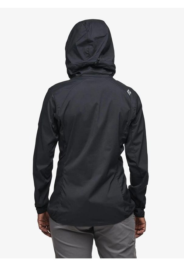 Kurtka softshell damska Black Diamond Alpine Start Hoody. Kolor: czarny. Materiał: softshell