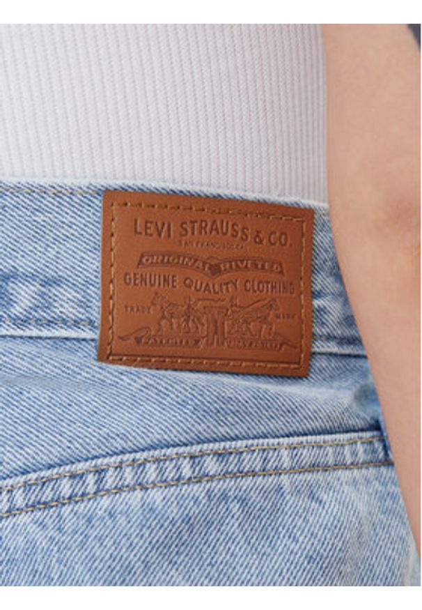 Levi's® Spódnica jeansowa 001VH-0001 Niebieski Regular Fit. Kolor: niebieski. Materiał: bawełna