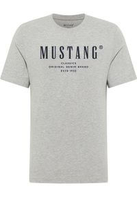 Męski T-Shirt Mustang Style Alex Mid Grey Mélange 1017330 4140