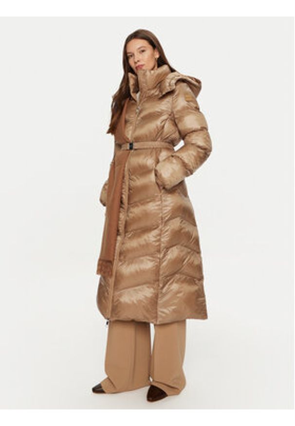 BOSS Kurtka zimowa Pamaxi3 50524624 Beżowy Regular Fit. Kolor: beżowy. Materiał: syntetyk. Sezon: zima