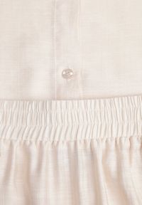 Born2be - Jasnobeżowy Komplet z Wiskozy Koszula i Spodnie Sesanila. Kolor: beżowy. Materiał: wiskoza. Wzór: kolorowy #3