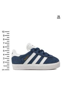 Adidas - adidas Sneakersy Gazelle CF EL I IH0337 Granatowy. Kolor: niebieski. Materiał: zamsz, skóra. Model: Adidas Gazelle #7