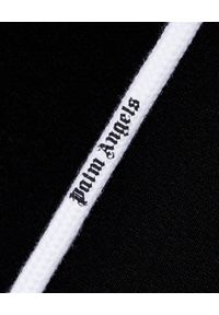 PALM ANGELS - Czarna bluza z kapturem. Typ kołnierza: kaptur. Kolor: czarny. Materiał: bawełna. Długość rękawa: długi rękaw. Długość: długie. Wzór: aplikacja, nadruk #2