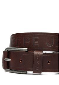 Pepe Jeans Pasek Męski Dayton PM021027 Brązowy. Kolor: brązowy. Materiał: skóra