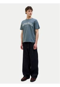 Jack & Jones - Jack&Jones T-Shirt Almeria 12276962 Niebieski Regular Fit. Kolor: niebieski. Materiał: bawełna #4