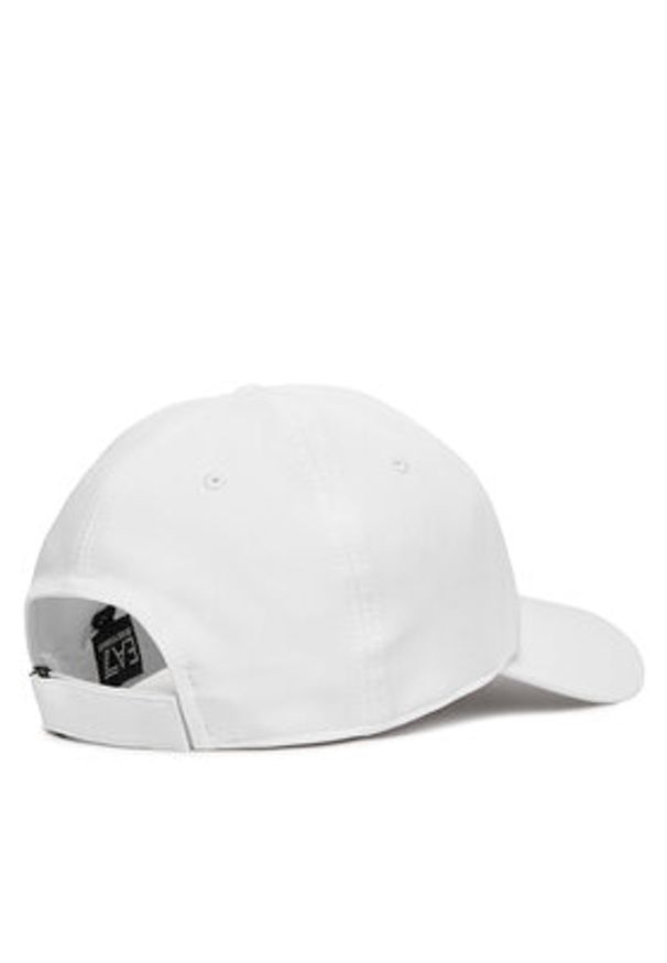 EA7 Emporio Armani Czapka z daszkiem 7X000106 AF13554 M0003 Biały. Kolor: biały. Materiał: poliamid, materiał