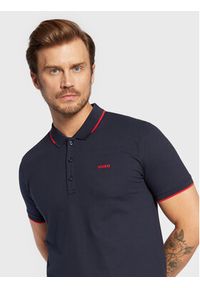 Hugo Polo Dinoso222 50467344 Granatowy Slim Fit. Typ kołnierza: polo. Kolor: niebieski. Materiał: bawełna #5