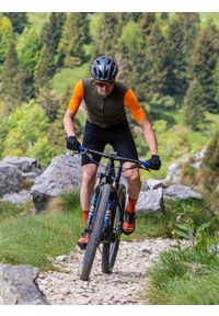 Koszulka rowerowa męska NORTHWAVE EXTREME JERSEY SHORT SLEEVE. Kolor: pomarańczowy. Materiał: jersey