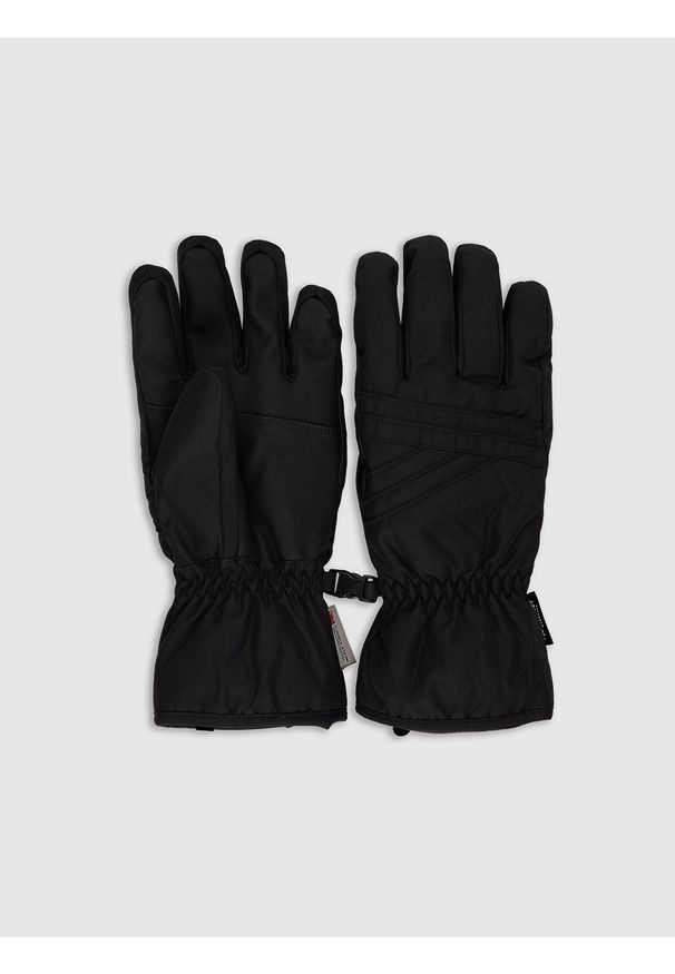 4f - 4F Rękawiczki narciarskie Thinsulate membrana 5000 damskie - czarne XL. Kolor: czarny. Materiał: materiał. Technologia: Thinsulate. Sezon: zima. Sport: narciarstwo
