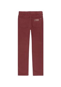 Wrangler - WRANGLER GREENSBORO MĘSKIE SPODNIE MATERIAŁOWE MATERIAŁ DAHLIA 112341456. Materiał: materiał #6