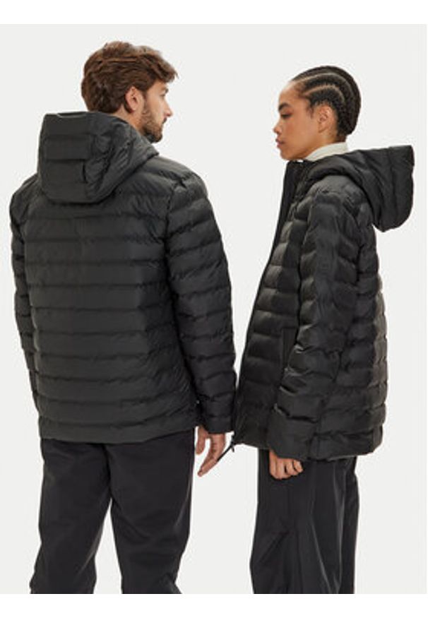 Rains Kurtka przejściowa Unisex 15810 Czarny Regular Fit. Kolor: czarny. Materiał: syntetyk
