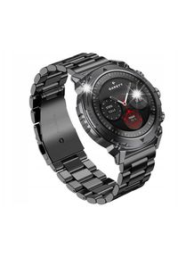 GARETT - Smartwatch Garett Smartwatch Garett Atom 47mm AMOLED 1,43'' Czarny + dodatkowy pasek. Rodzaj zegarka: smartwatch. Kolor: czarny #1