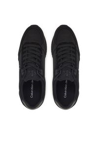 Calvin Klein Jeans Sneakersy Runner Sock Laceup Mg Canvas YM0YM01217 Czarny. Kolor: czarny. Materiał: materiał #5