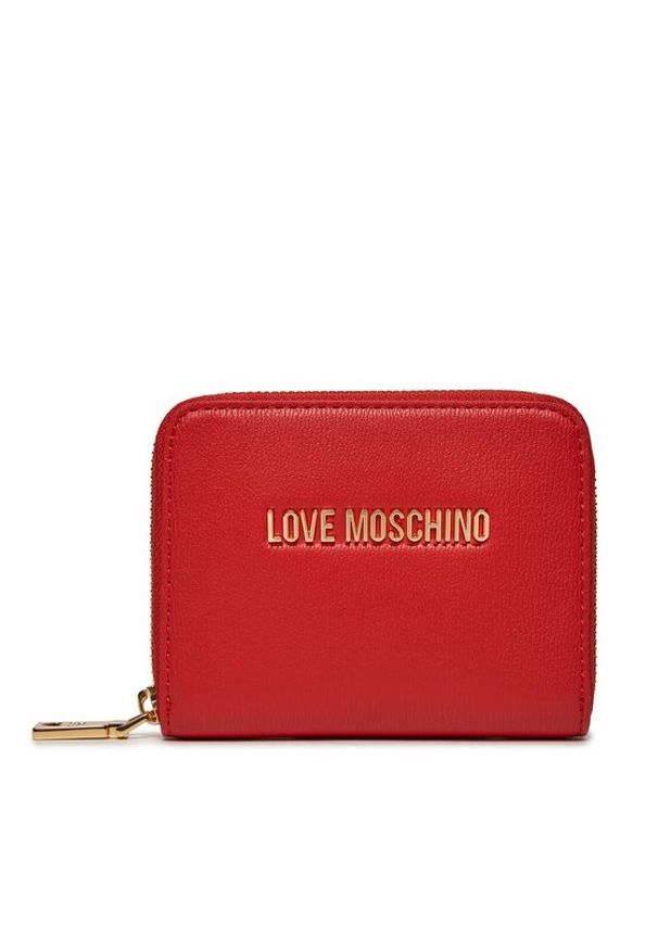 Love Moschino - LOVE MOSCHINO Mały Portfel Damski JC5702PP1ILD0500 Czerwony. Kolor: czerwony